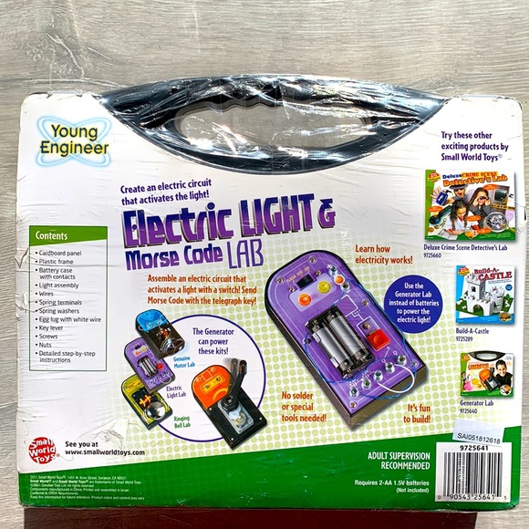 Small World Science Electric Light and Morse Code Lab - Picture 4 of 5